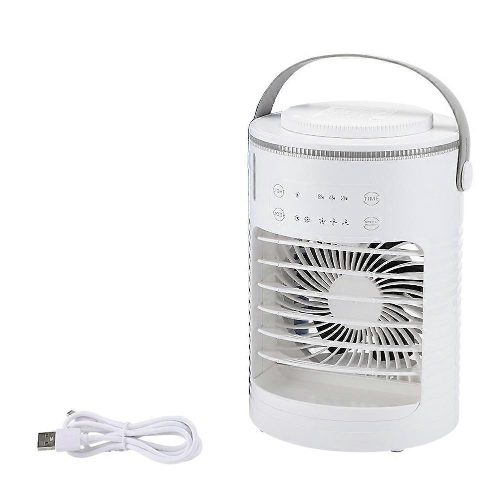 Tragbarer, Wiederaufladbarer Klimaanlagenventilator Mit 3 Geschwindigkeitsstufen Und Usb-anschluss.