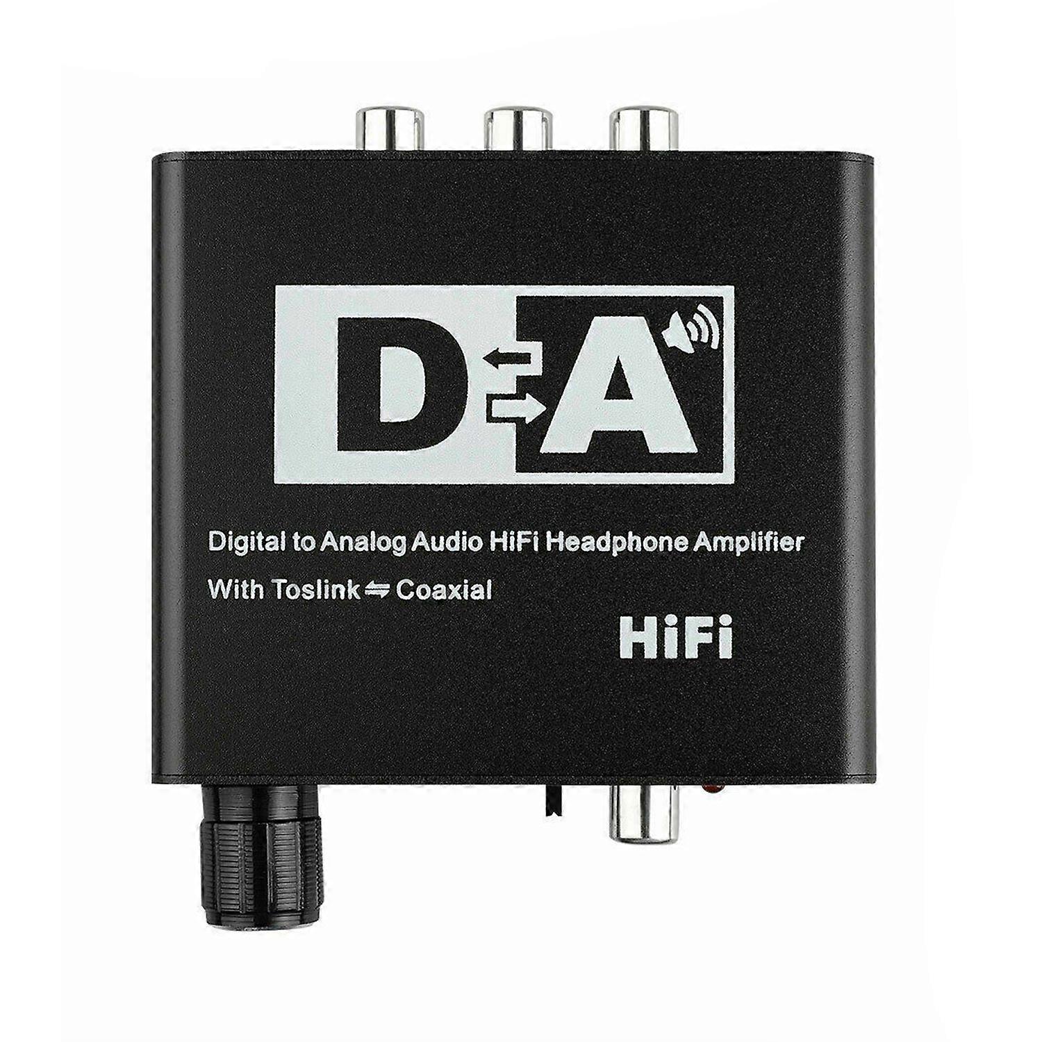 Toslink 192 Khz Optischer Koaxial-hifi-digital-audio-konverter Auf 3,5-mm-rca-analog-audio-konverter Mit Spdif