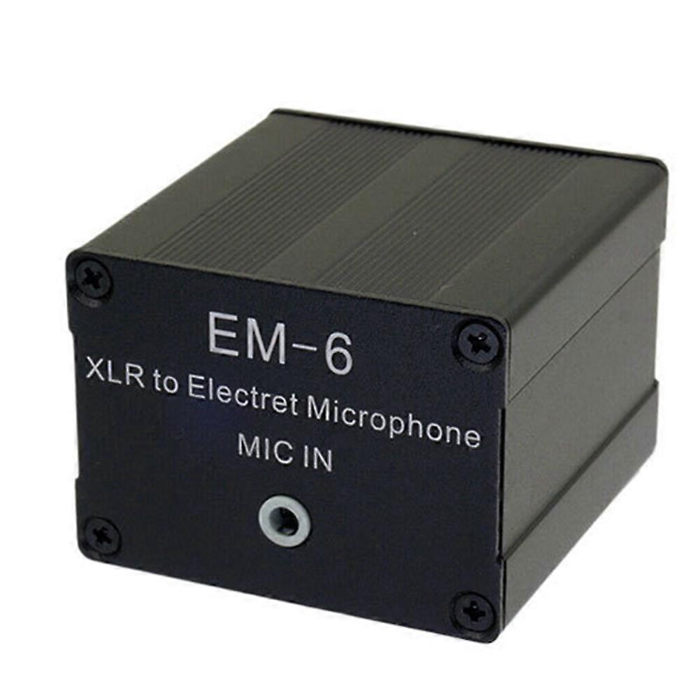 Xlr-auf-3,5-mm-konverter Für Elektret-kondensatormikrofone, Mikrofonköpfe, Verstärker, Mischpulte Und Soundkarten.