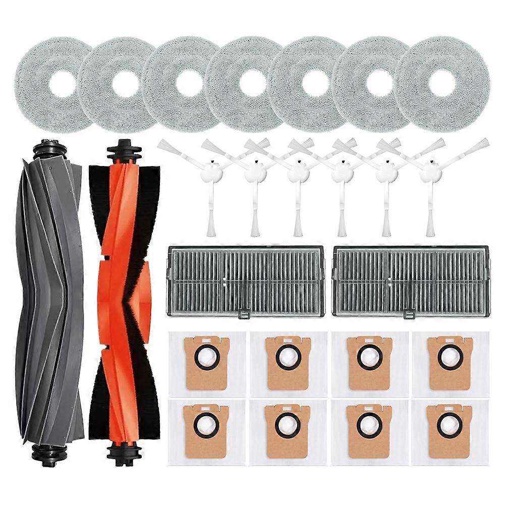 25-teiliges Zubehörset Für Den Xiaomi Mijia M30s D103cn Saugroboter: Ersatzteile, Hauptbürste, Filter, Reinigungstuch Und Staubbeutel.