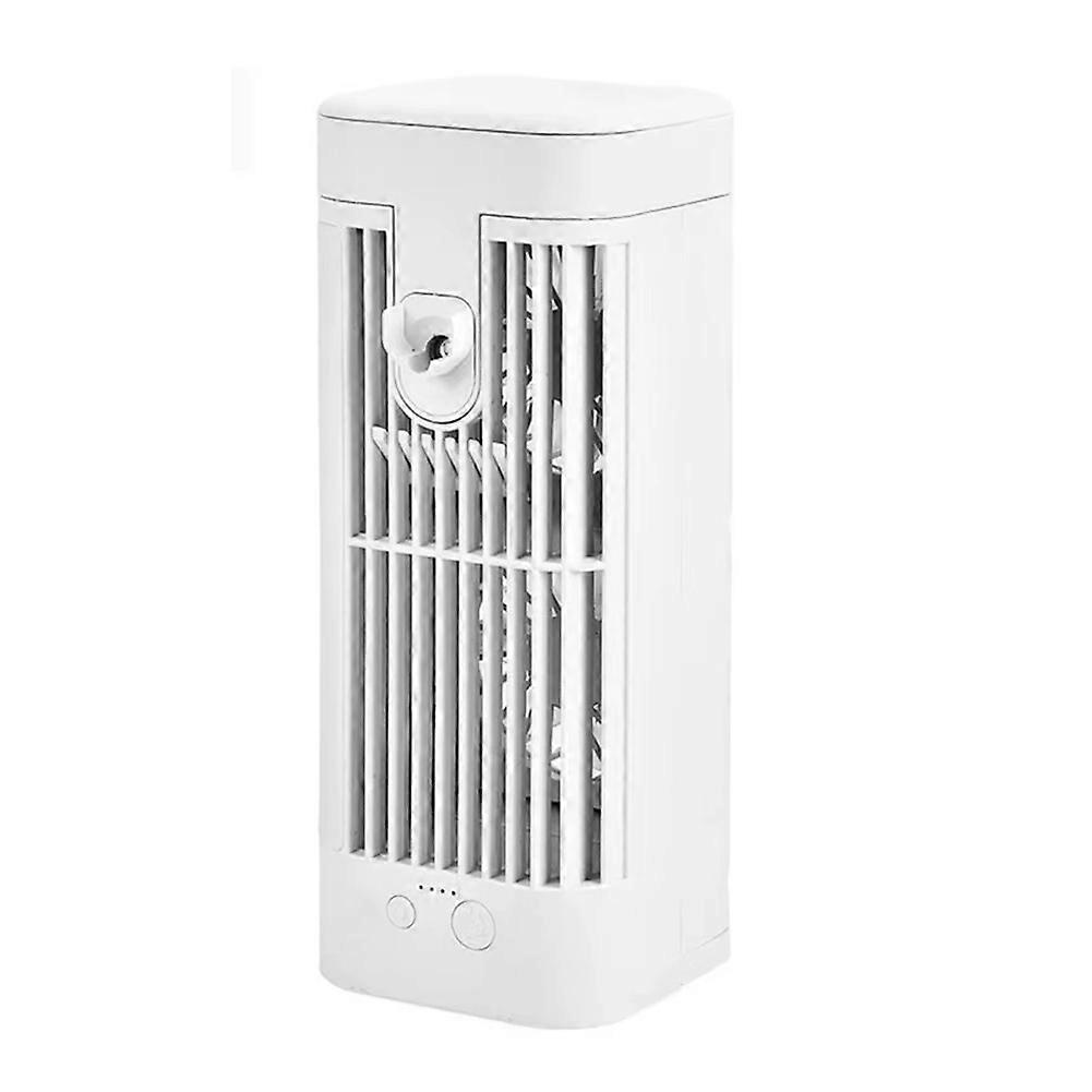 Tragbarer Usb-ventilator Mit Licht, Tischvernebler, Klimaanlage, Luftbefeuchter, 1200 Mah, Lange Akkulaufzeit, Ideal Für Studenten.