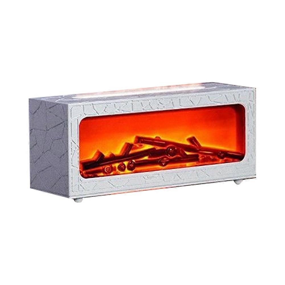 Mini-kamin-diffusor Für Ätherische Öle, Kamin-luftbefeuchter Mit Fernbedienung, Diffusor Mit Lagerfeuer-effekt, 7 Lichtfarben A