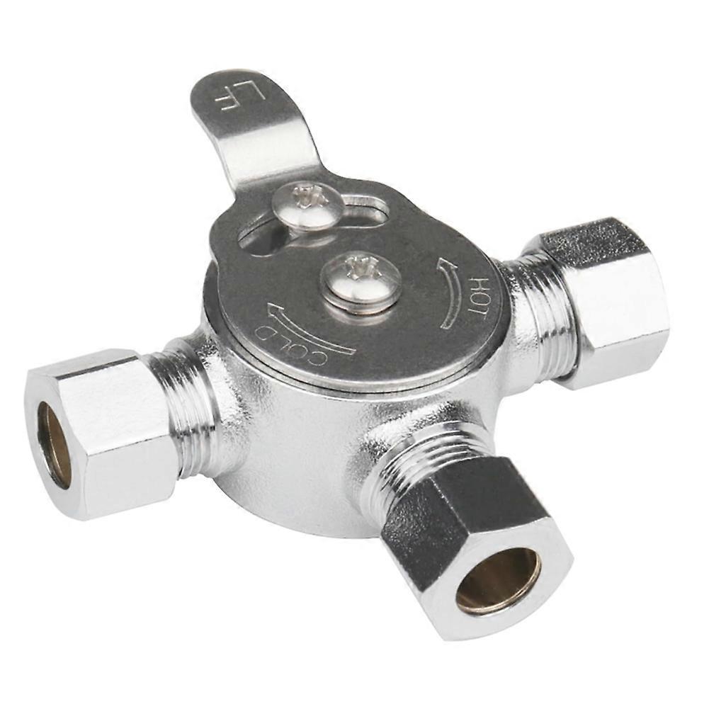 Unterbau-mischbatterie, Messingkörper, Lf-kompressionsanschluss, 3/8", Thermostatische Mischbatterie Für Warm- Und Kaltwasser