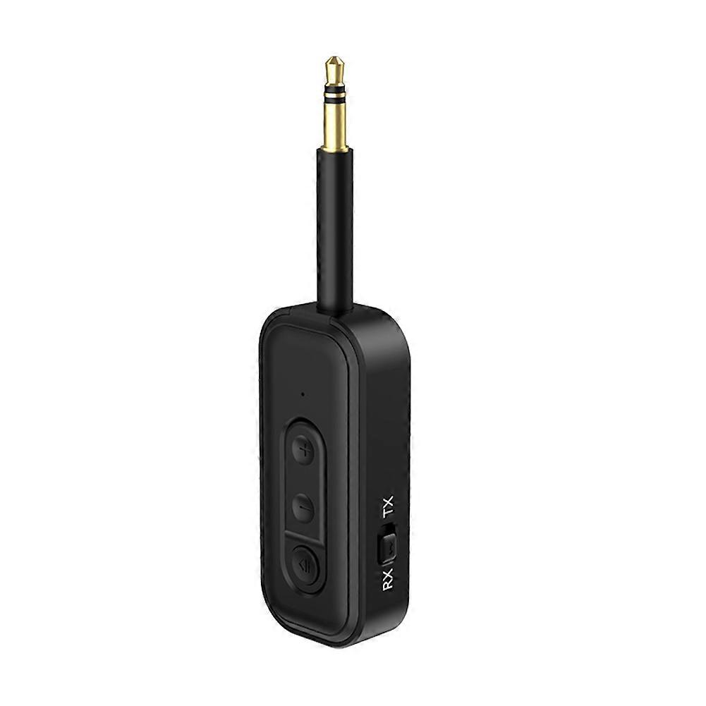 Bluetooth 5.3 Audio-empfänger Und -sender, Drahtloser Stereo-audio-adapter Mit Aux-eingang, Tf-kartenleser, Freisprecheinrichtung Für Auto, Fernseher Und Pc.