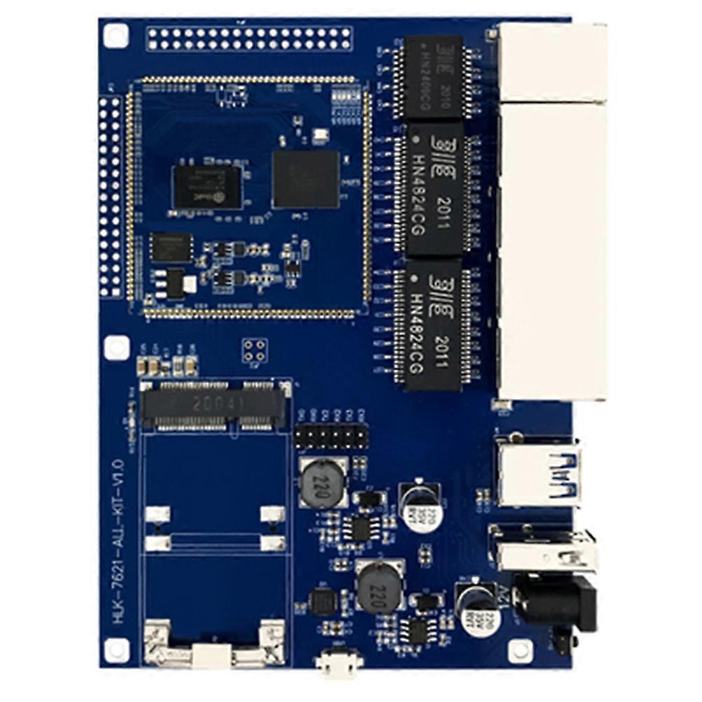 Gbe-wlan-routermodul Mit Mt7621a-chipsatz, Hlk-7621-entwicklungskit/board, Wi-fi-modul, Eu-stecker