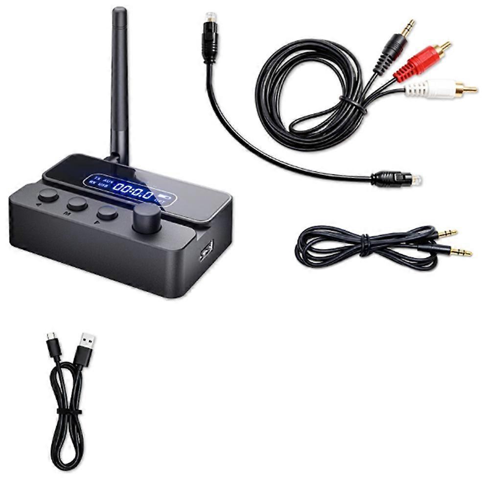 Bluetooth 5.3 S3 Hifi 3,5-mm/cinch/opt/usb 2-in-1 Transceiver Für Fernseher, Pc Und Lautsprecher