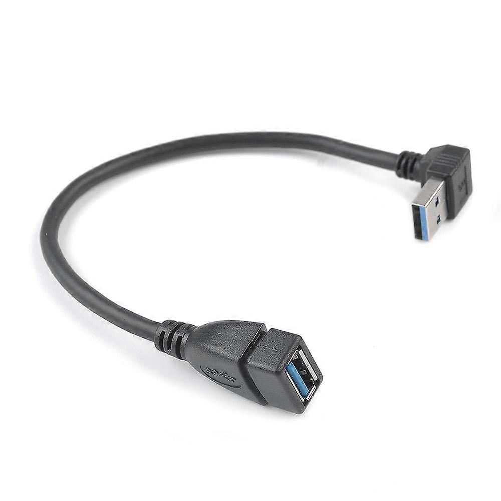 90° Abgewinkeltes Usb 3.0-verlängerungskabel Mit Stecker-auf-buchse-adapter Zur Datenübertragung