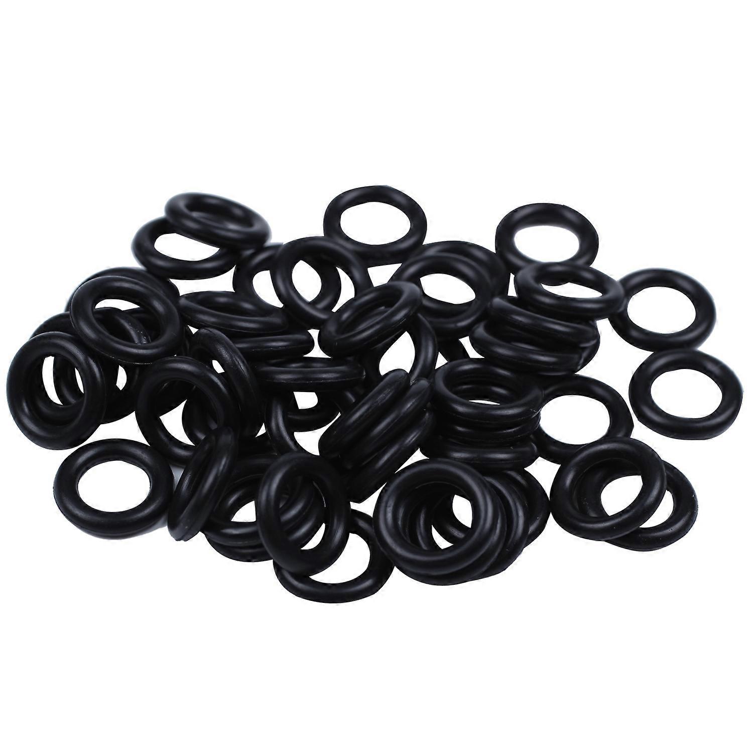 50 Schwarze O-ringe Aus Nitrilkautschuk, Unterlegscheiben Mit Den Maßen 12 Mm X 2,5 Mm X 7 Mm