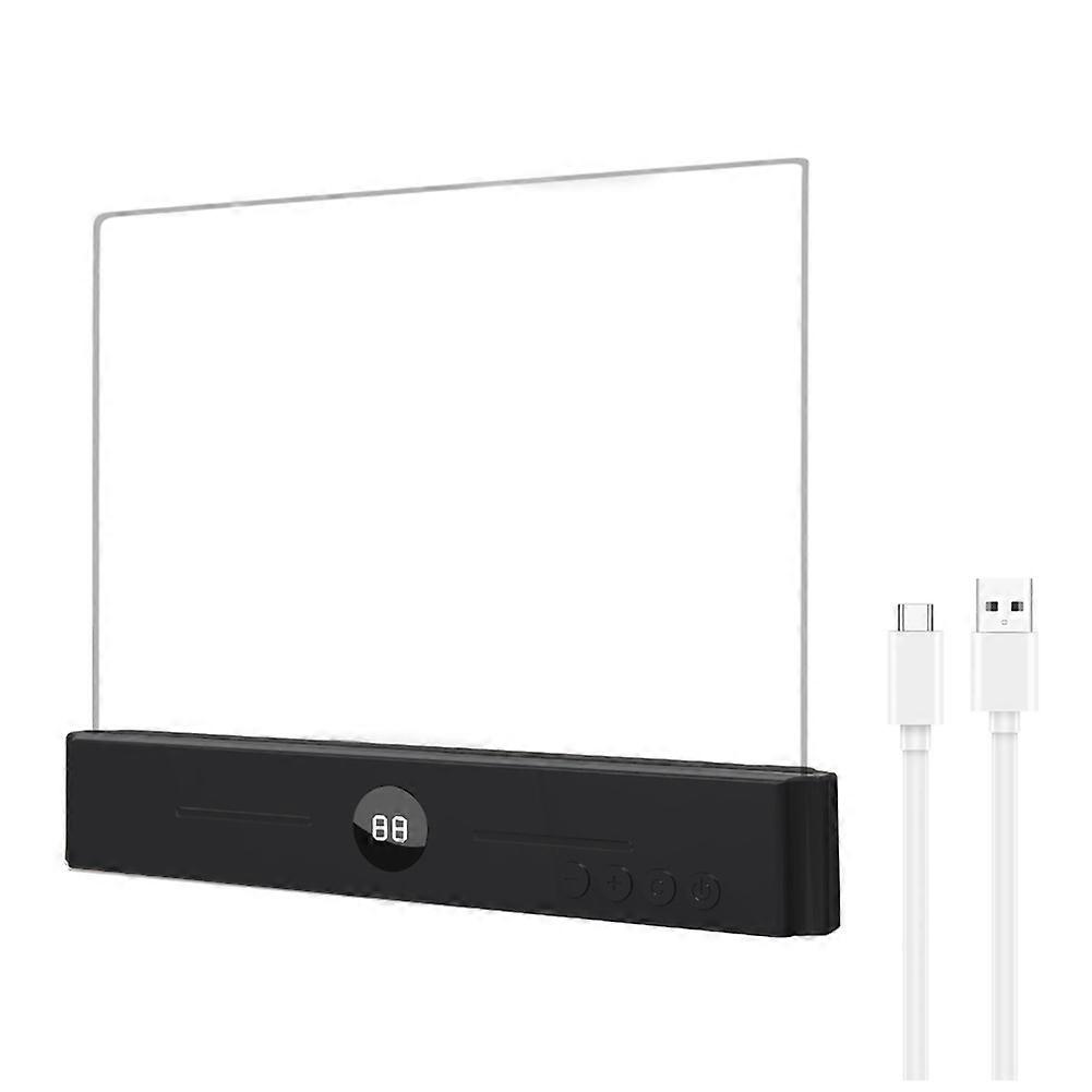 Wiederaufladbare, Flache Leselampe Mit Klaren Leds, Smart, Mit Timer, Einstellbarer Helligkeit Und Augenschutz, Ideal Für Nachttisch, Reisen Und Studium.