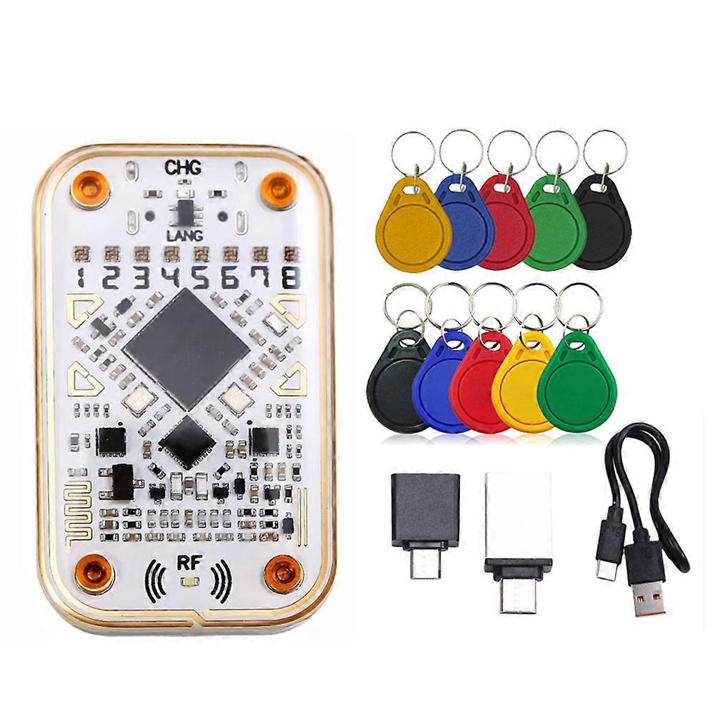 Chameleon Ultra Rfid-chip-lesegerät + Cuid/uid-schlüsselanhänger-emulator 5x125k 13,56m, Nfc-ic-id-karten-dekodierung