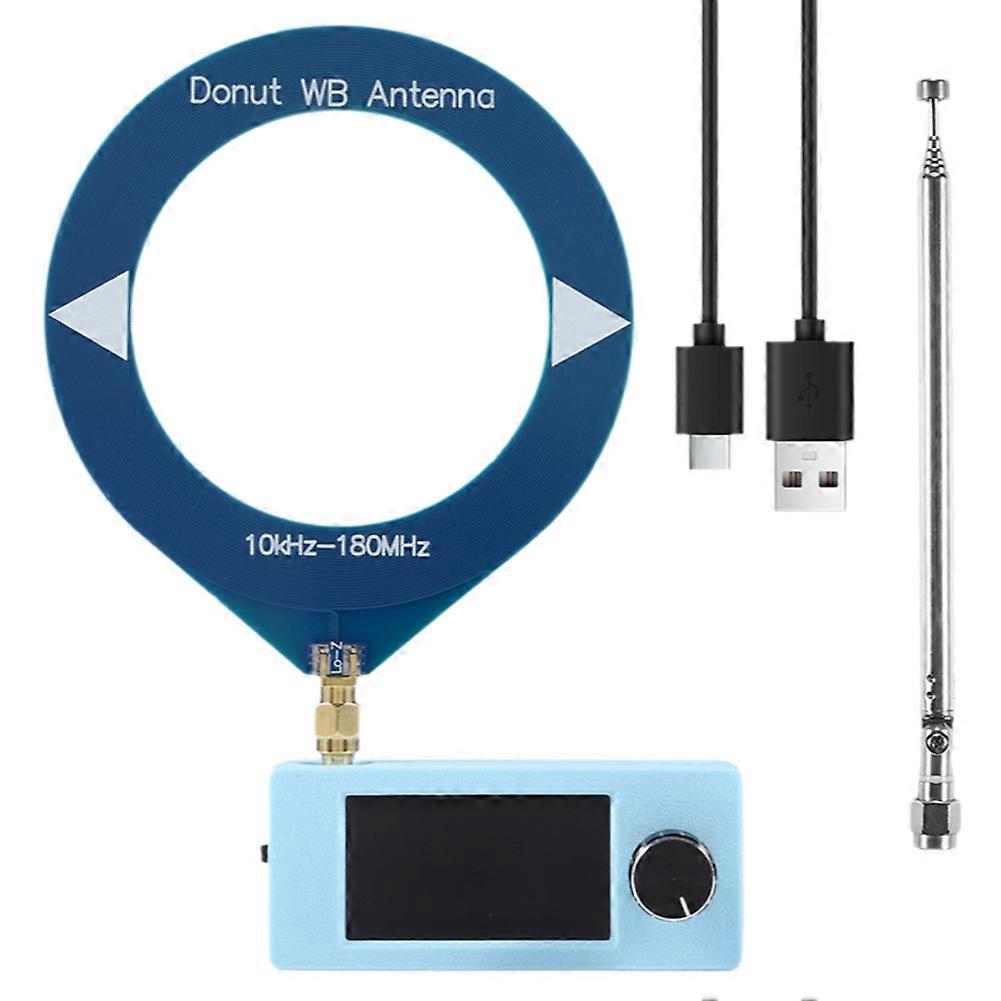 Si4732 Miniaturradioempfänger + 2 Antennen, 10 Khz – 180 Mhz, 1,9-zoll-display, Fm/am/lsb-kurzwellenempfang/usb