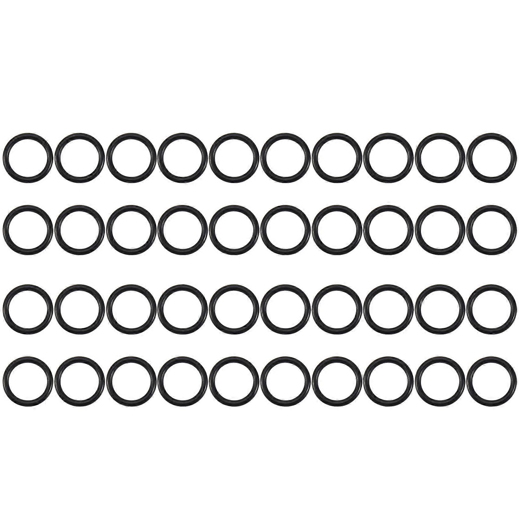 10 Schwarze O-ringe Aus Gummi Mit Dichtscheiben, Abmessungen: 16 X 12 X 2 Mm