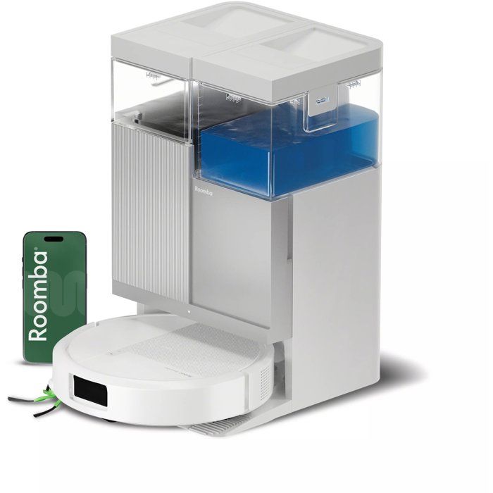 Saug- Und Wischroboter - Irobot Roomba Plus 415 - 300 Min Akkulaufzeit - 20000 Pa - Mehrere Etagen - 2,5 L