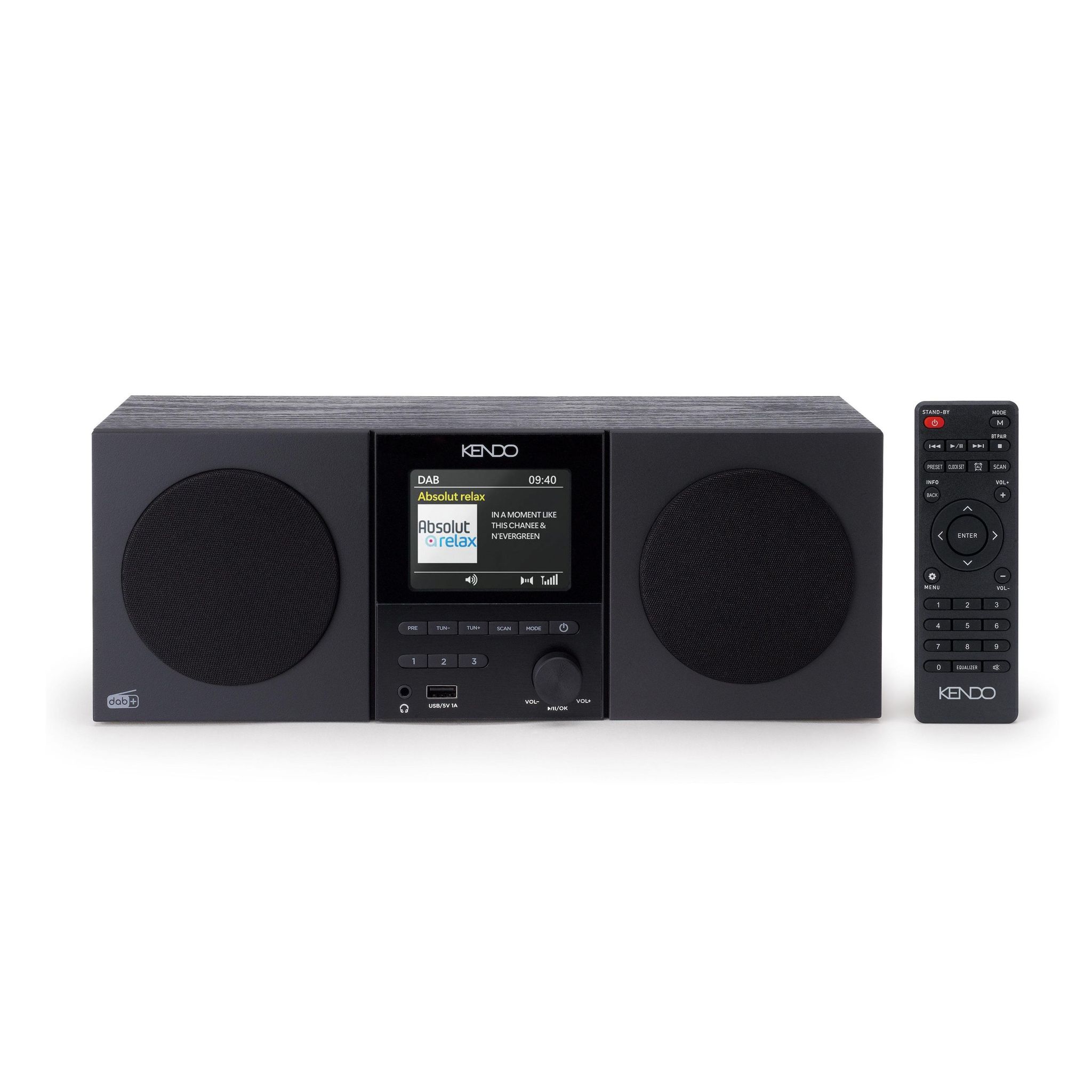 Kendo Xl 25ex Dab+/ukw-radio Bluetooth 5.3 3,5" Tft Usb