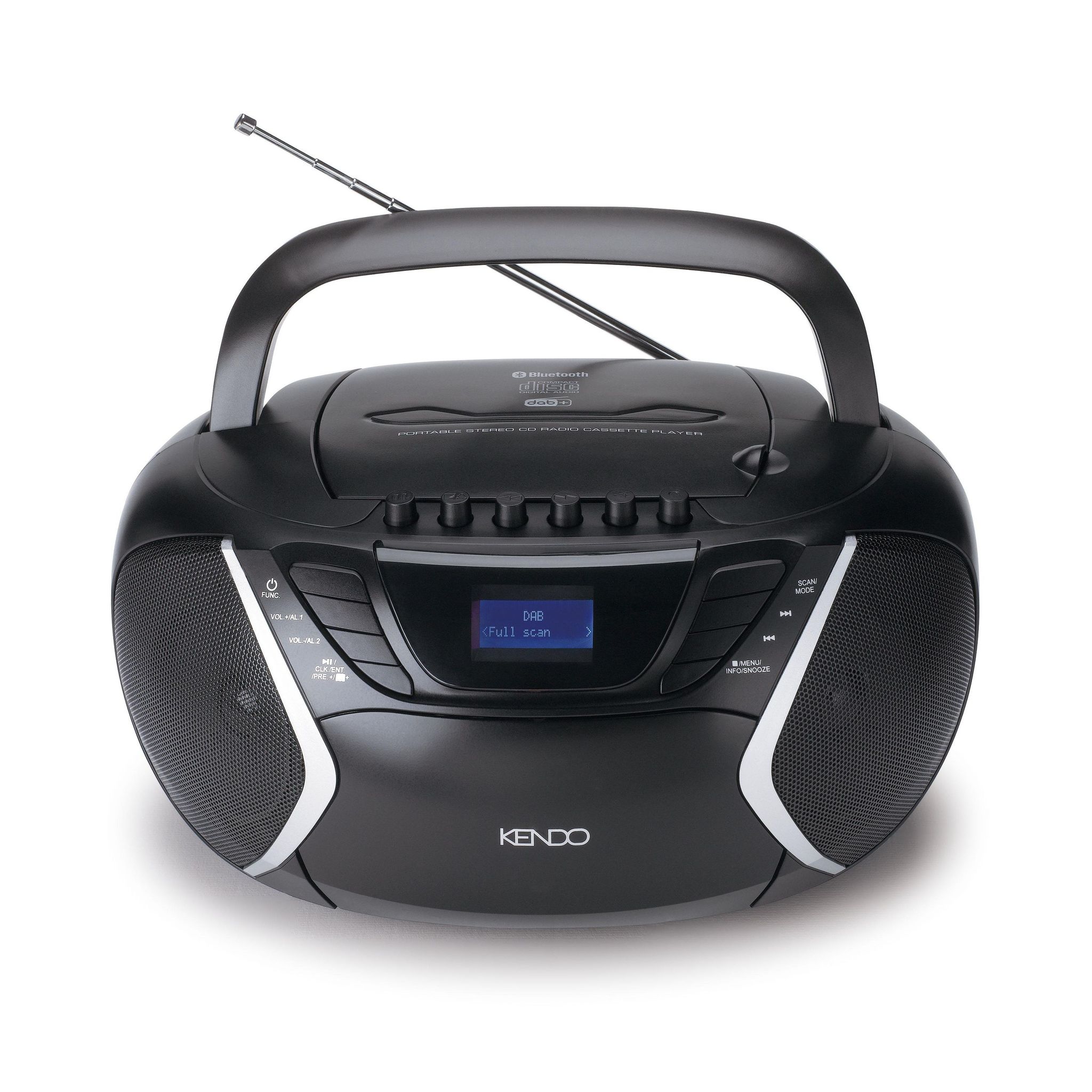 Kendo Boombox Dab+ 25ex Radiorekorder Cd/kassette Bluetooth