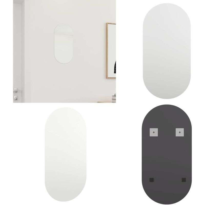 Spiegel 40x20 cm Glas - Wandspiegel - Spiegelfläche - Badezimmerspiegel - Wohnraumdeko - Minimalismus - Home & Living