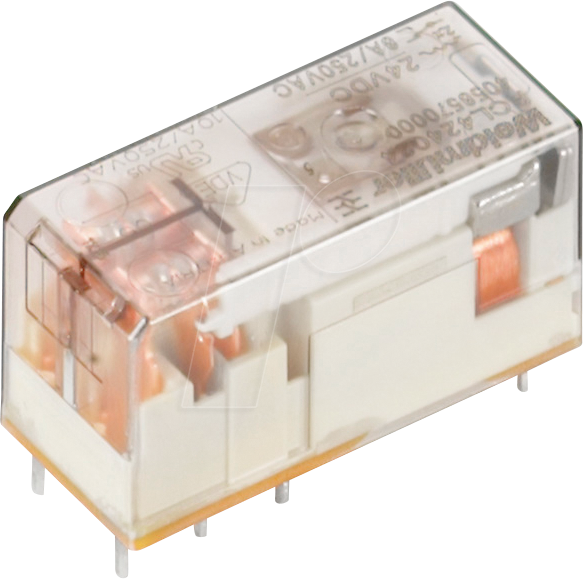 Weidmuller - Weidmüller RCL424024 Steckrelais 24 v/dc 8 a 2 Wechsler 20 St.