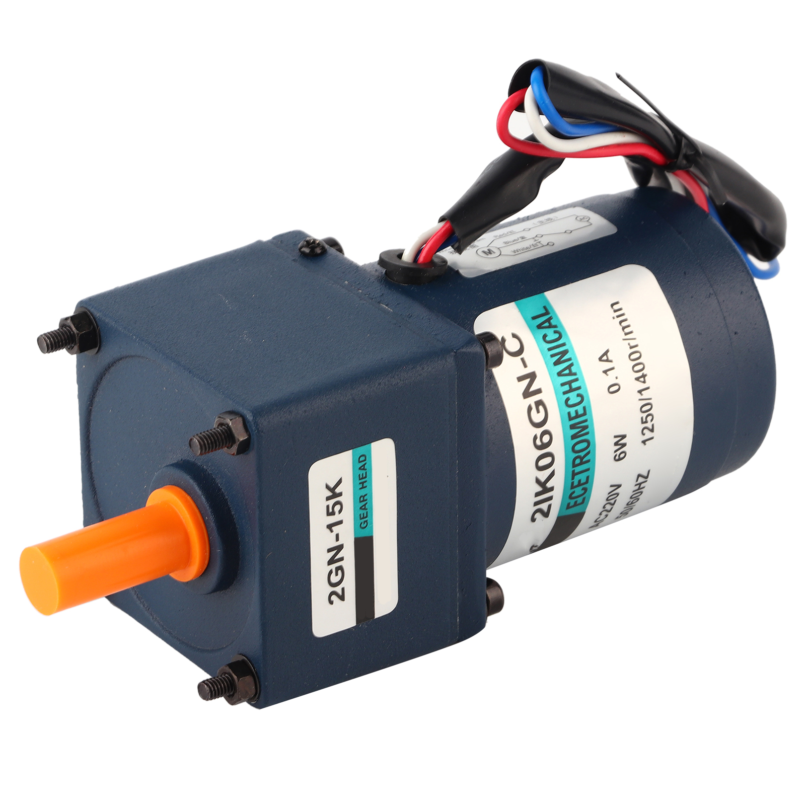 6w Ac220v Wechselstrom-getriebemotor Xd2ik06gn-c Konstantdrehzahl + Getriebe + Kondensator15