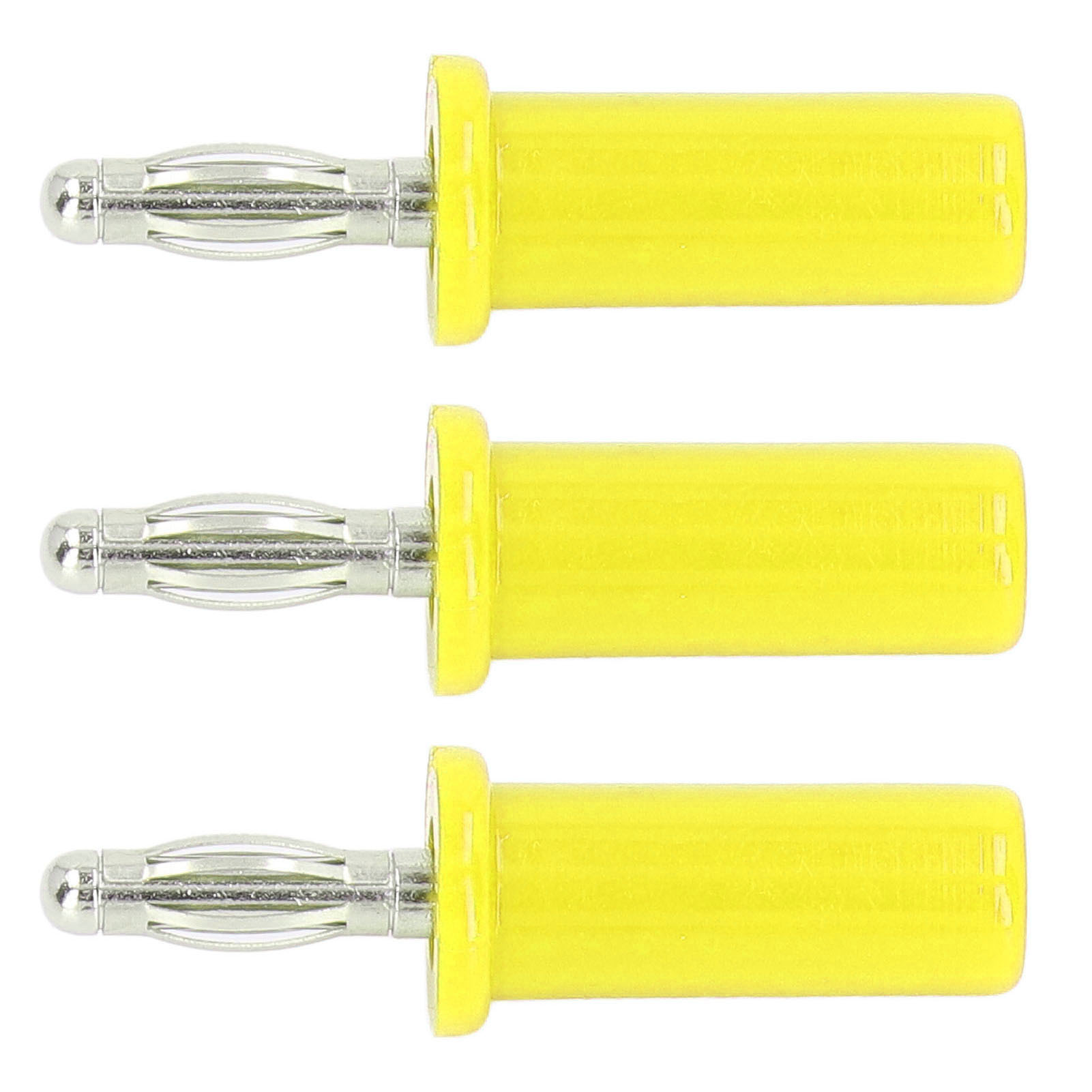 10 Stück Laternen-bananenstecker, Messing, Abs, Gelöteter Lautsprecheranschluss Für Elektronische Geräte, 4 Mm, Gelb