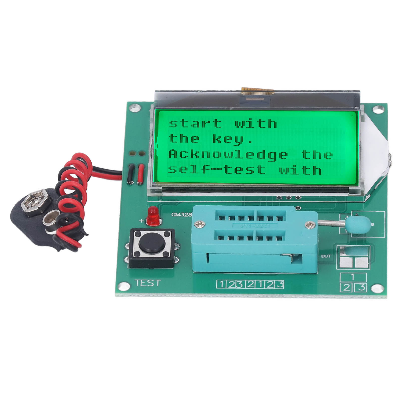 Transistortester, Lcd-kondensator-frequenzmesser, Pnp/npn-rechteckwellen-signalgenerator Gm328a