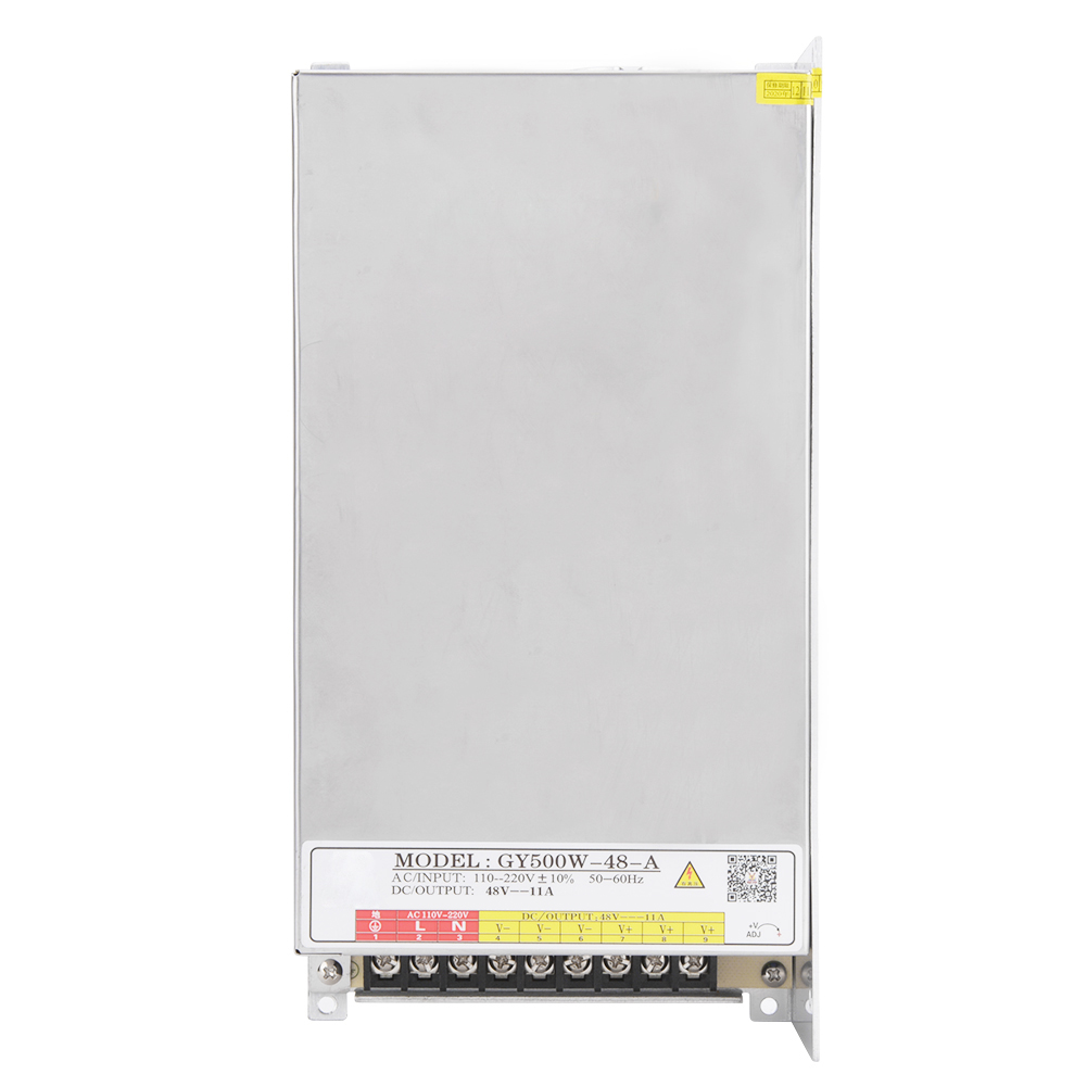 Schaltnetzteil Mit Gehäuse Aus Verzinktem Aluminium Für Graviermaschinen, 500 W, 48 V, 11 A