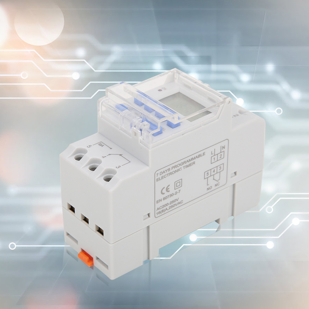 Tm919a-2 200-250v Ac 16a Lcd 7 Tage Programmierbarer Digitaler Zeitschalter