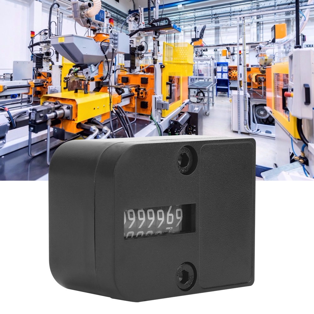 Automatischer 7-stelliger Speicherformenzähler, Quadratisch, Hohe Genauigkeit, Mechanische Zählung 0-9999999