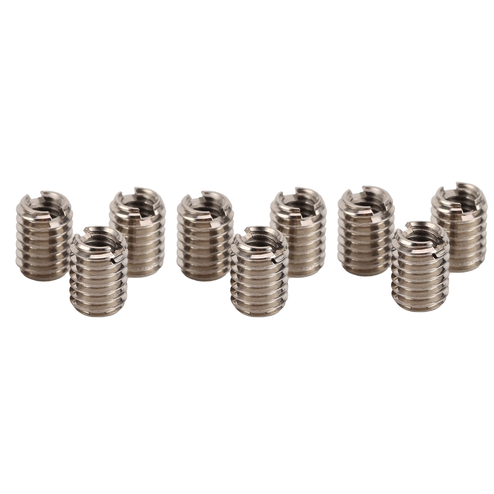 10 Stück Edelstahl-gewindeeinsätze Zur Reduziermuttern-wende, Innengewinde M4x0,7, Außengewinde M6x1,0, 8 Mm Länge