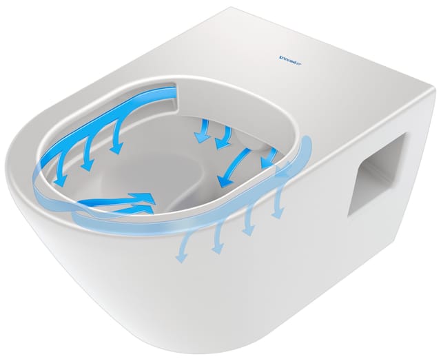 Duravit - D-Neo Wand-WC, Tiefspüler, spülrandlos, Abgang