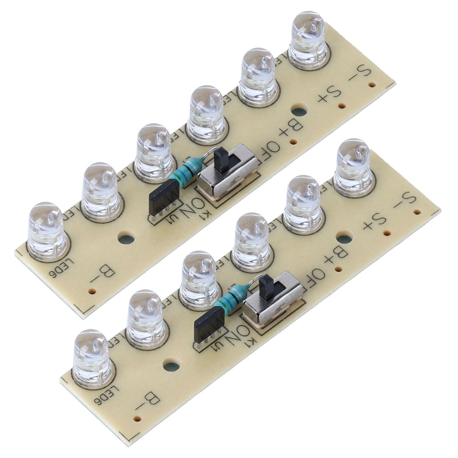 2 Stück Solarlampen-controller, Rasenlicht-steuermodul, Platine Mit Schalter, 1,2 V, Rf1206