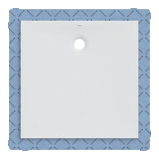 Quadratische Duschwanne Olona 100x100 cm, Höhe 4 cm, - Geberit