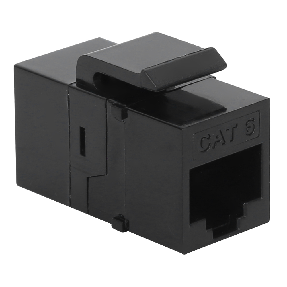3 Stück Rj45-stecker Cat6 Straight-through-netzwerkmodul-informationsbuchse Computerkupplungskabeladapter