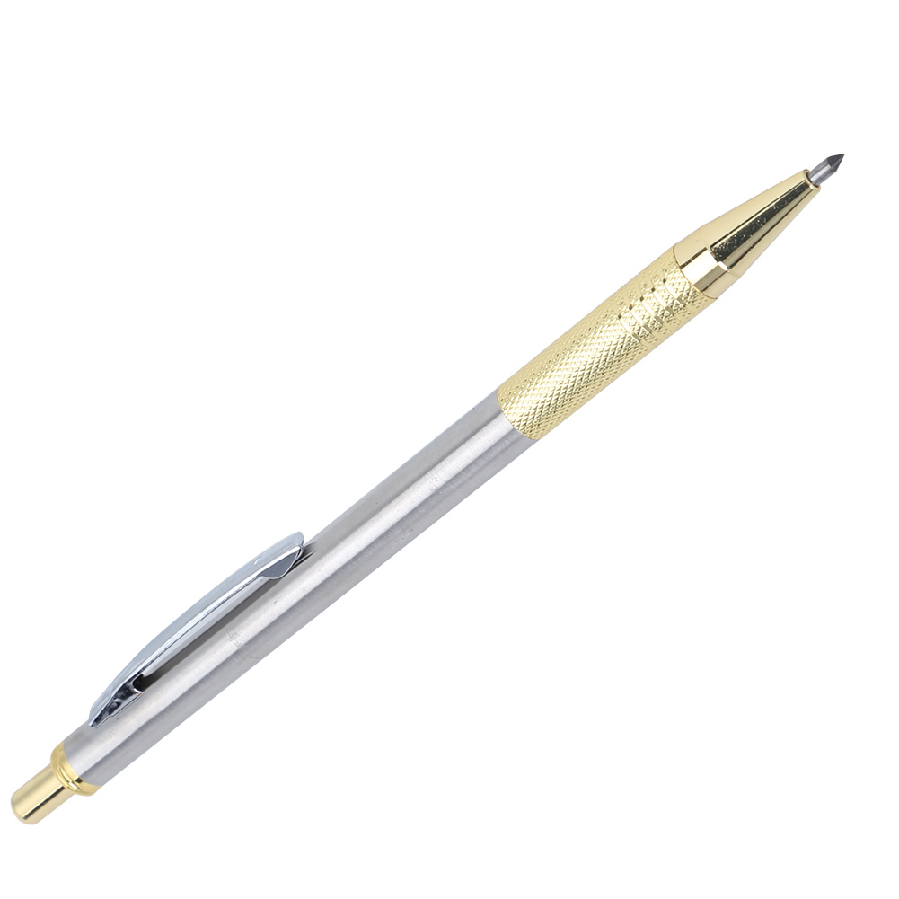 Anreißstift, Keramikmarker, Gravierwerkzeug, Schneidwerkzeug, Wolframstahlspitze Für Metall/glas, Goldfarben
