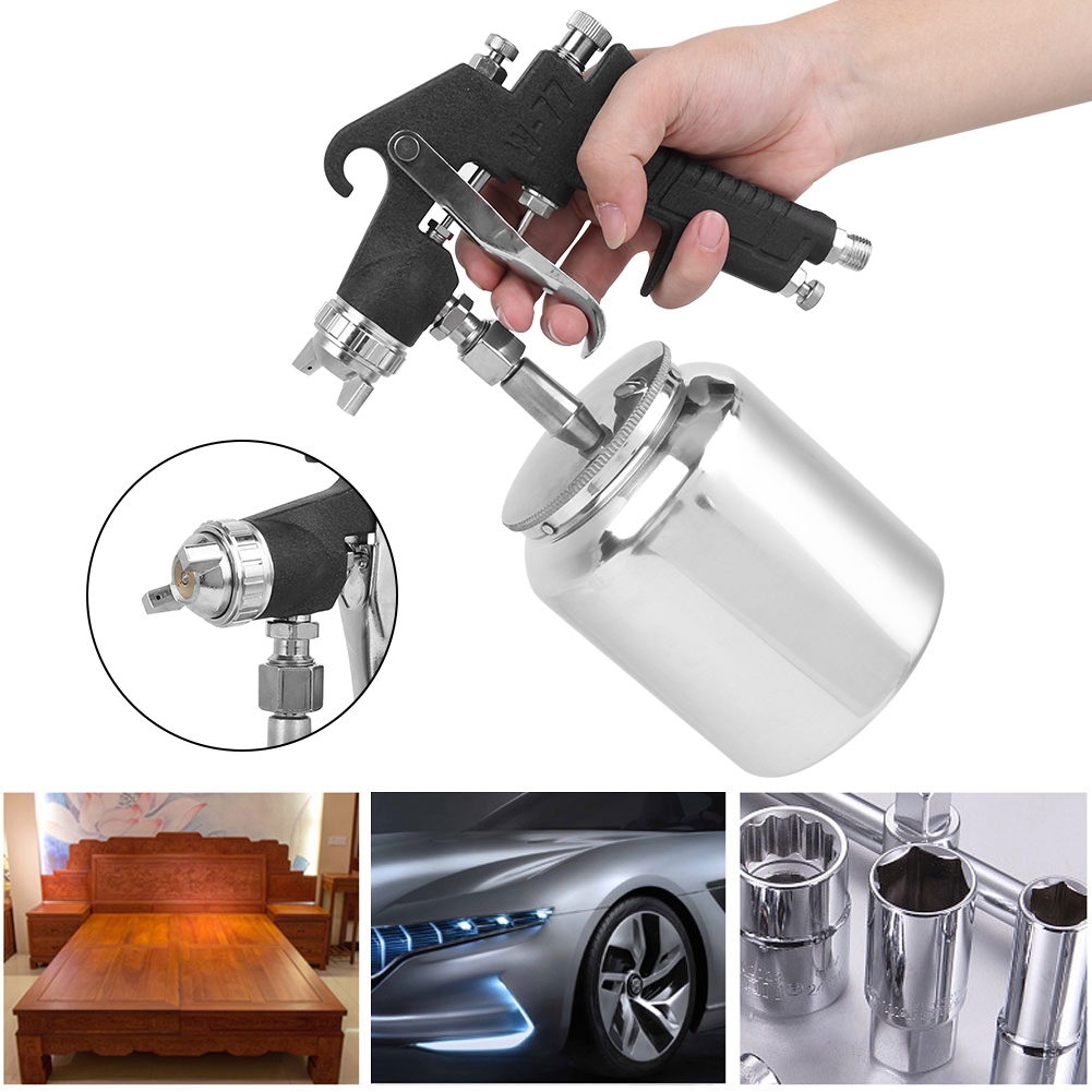 Farbspritzpistole, Pneumatisch, Airbrush, Schwarz, 2,5 Mm + Untere Hochleistungs-sprühdose Für Automobile