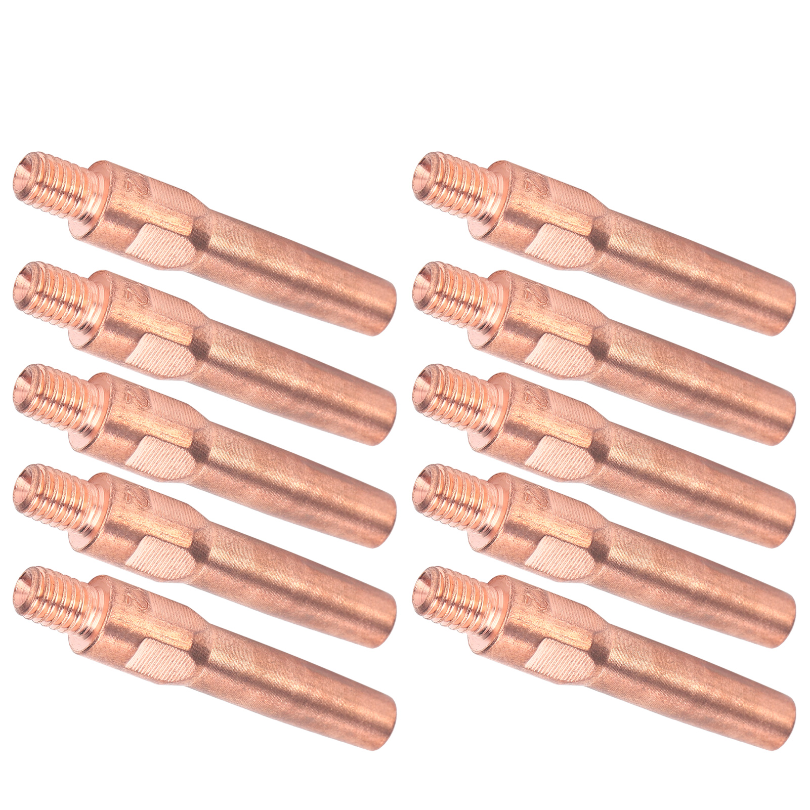 10 Stück M6 Leitfähige Düsen, Schweißbrenner-kontaktspitzen, Ersatzzubehör, 8,8 X 45 X 1,2 Mm