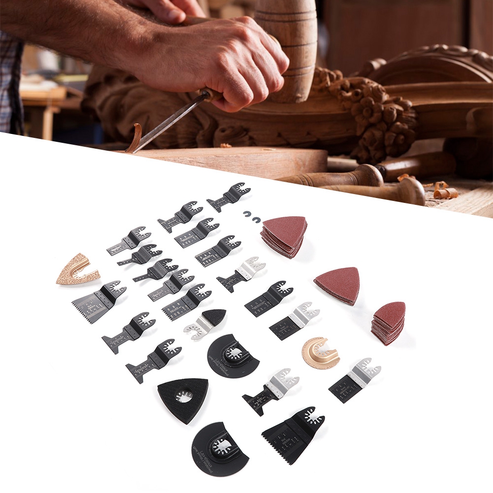 100 Stück Universelle Oszillierende Sägeblätter Aus Hochkohlenstoffhaltigem Stahl, Schneidwerkzeug Für Holz, Kunststoff Und Pvc, Kompatibel Mit Bosch Multi X