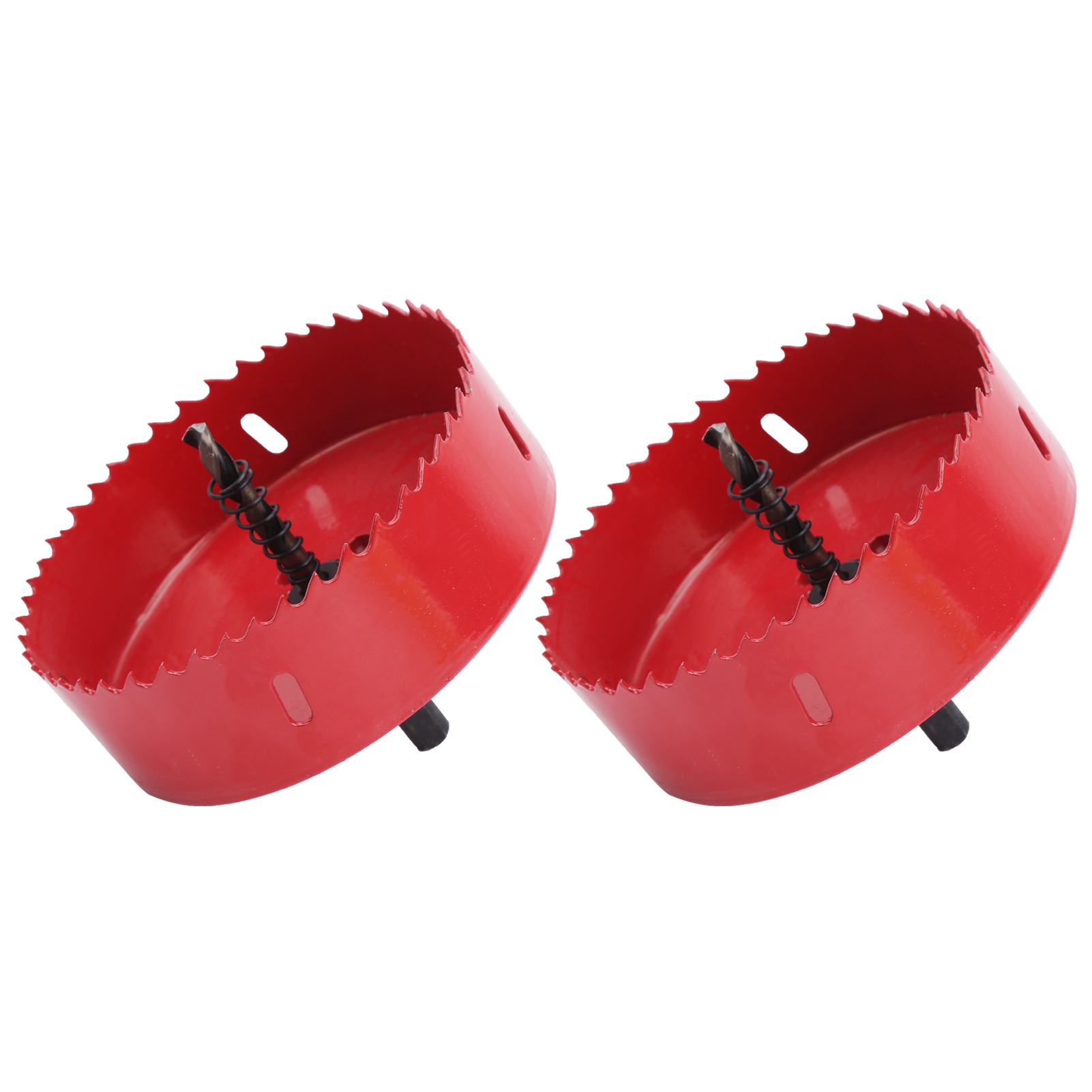 2 Sets Bimetall-lochsägen-set Für Aluminiumplatten, Pvc- Und Eisenbleche, Lochöffnung 120165mm (80mm)