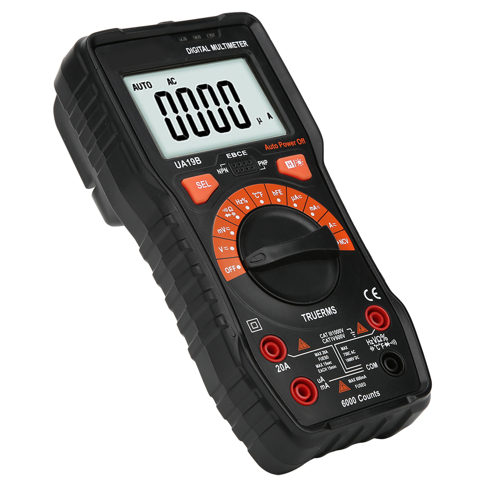 Ua19b Handgehaltenes True-rms-digitalmultimeter Strom-, Spannungs-, Kapazitäts- Und Widerstandsmessgerät