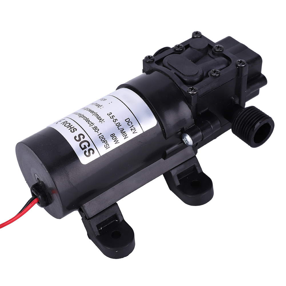 Mini-rückfluss-membranpumpe, Selbstansaugend, 12 V Dc, Fl3210h-80w, 1/2-zoll-wasserauslass Rechts