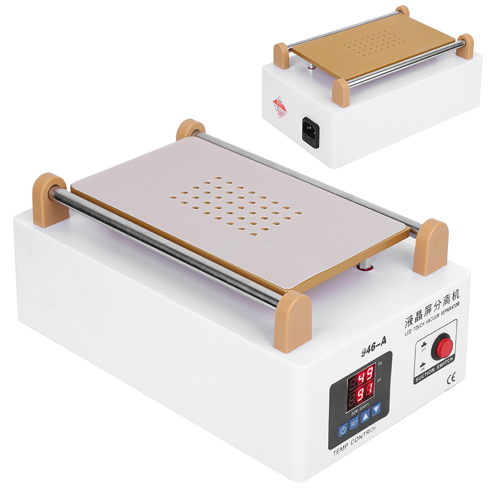 Handy-bildschirmtrenner, Leistungsstarke Vakuumpumpe, Kunststoffgehäuse-reparaturwerkzeug 946aeu, Stecker 220 V