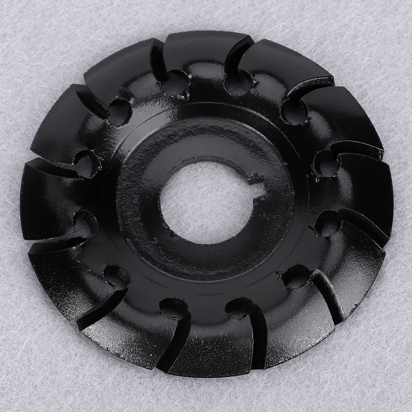Holzbearbeitungs-formscheibe Für Winkelschleifer, Manganstahl, Schwarz Gehärtet, 65 X 16 Mm