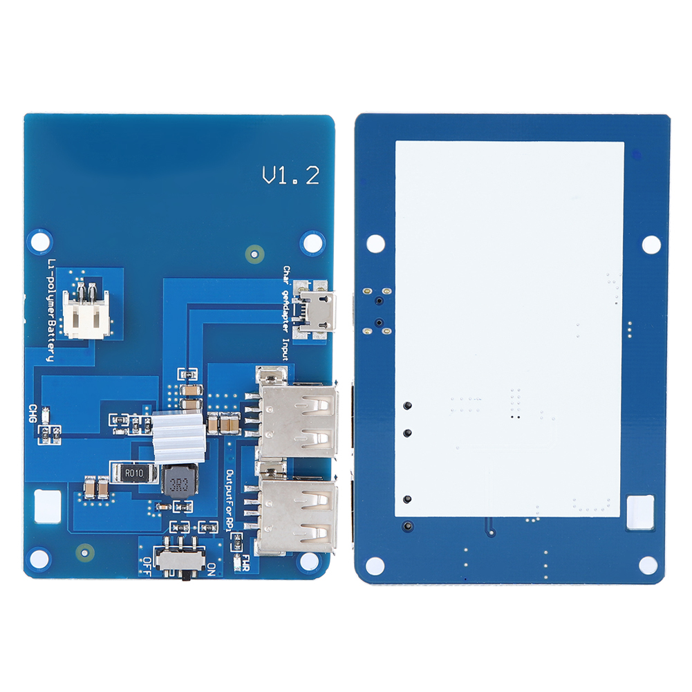 Ups-lipo-akku-erweiterungsplatine, Unabhängige Feldstromversorgung, Dual-usb-ausgang, Passend Für Raspberry Pi 3