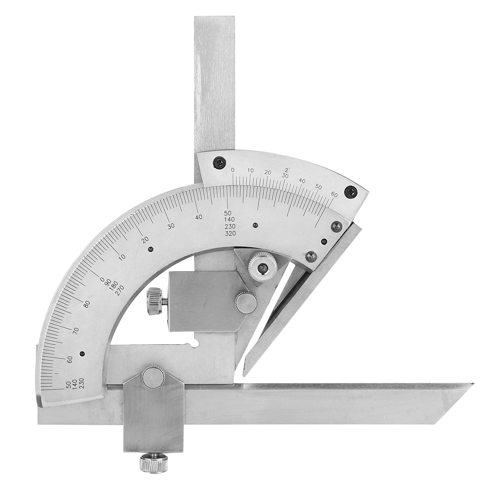 Feineinstellwinkelmesser Aus Kohlenstoffstahl 0-320° Universal-winkelmesser