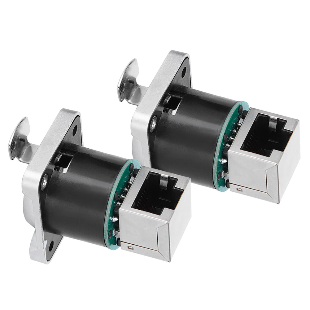2 Stück Rj45-winkelstecker Mit Feuerhemmendem Isoliermaterial, Ytrj45-luftfahrtstecker