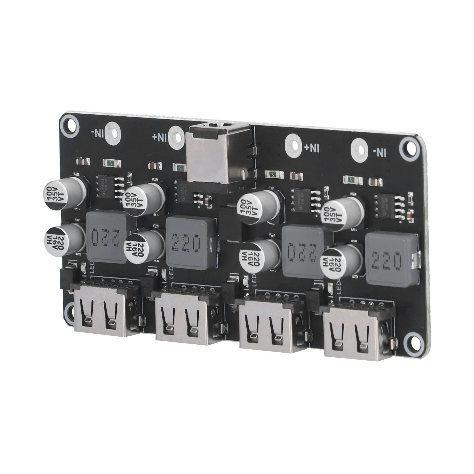 4-wege-dc-abwärtswandlermodul Für Qc2.0/qc3.0-schnellladegeräte Und Usb-ladeplatinen Für Mobiltelefone