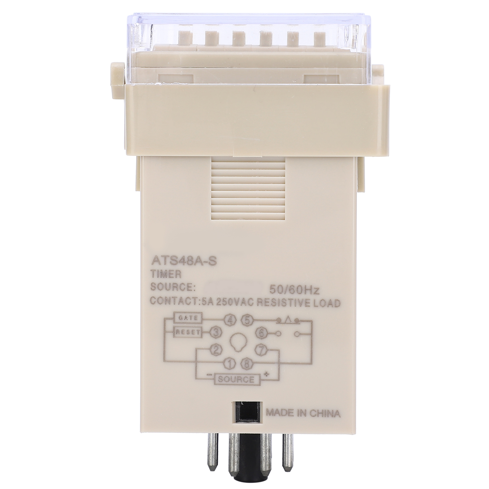 Led-digitalanzeige-zeitrelais Mit Zeitverzögerungssteuerung, Elektronische Bauteile Ats48a-sac220v