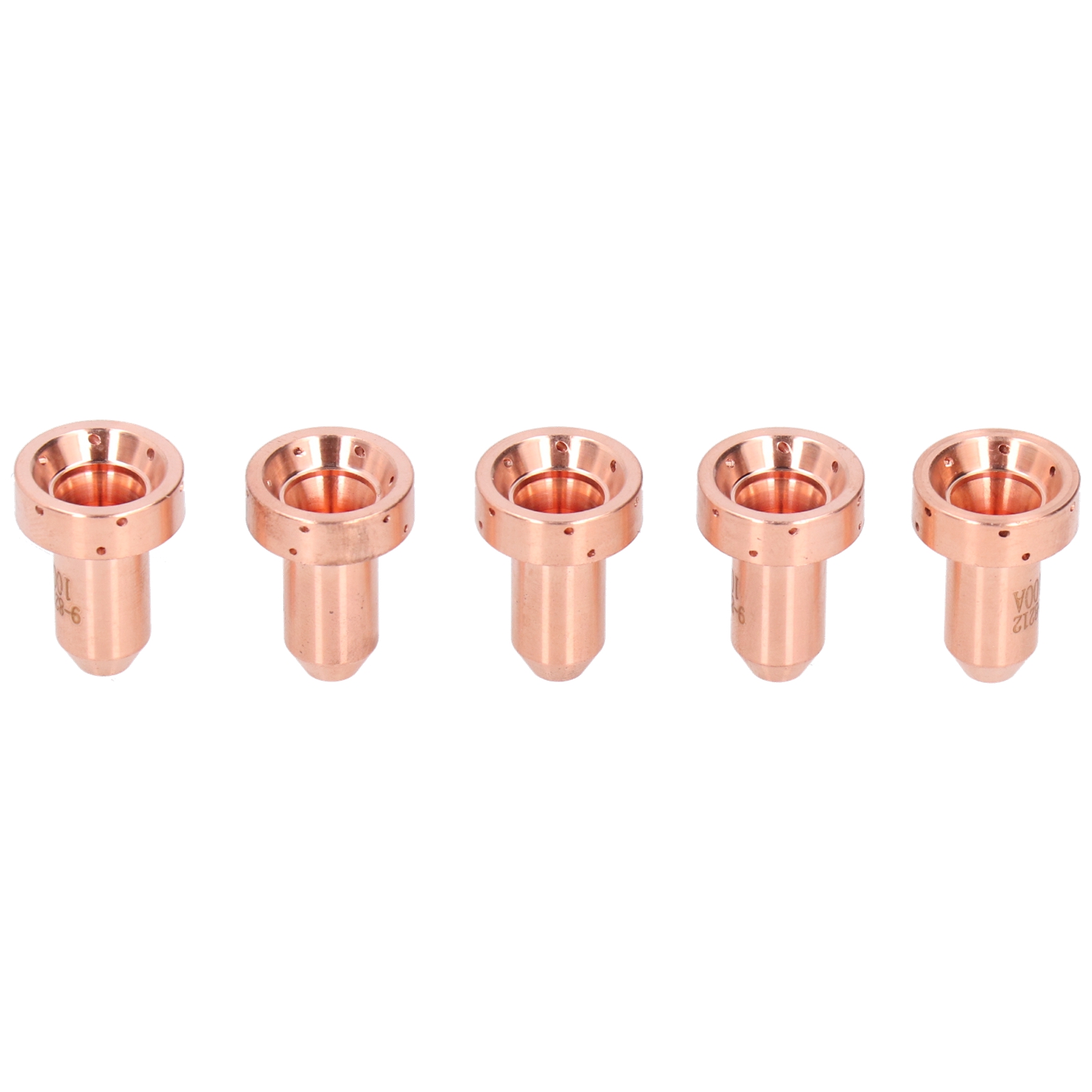 5-teiliges Plasma-schneiddüsen-set, Kupfer, Korrosionsbeständig, Brennerschweißzubehör 9-8212