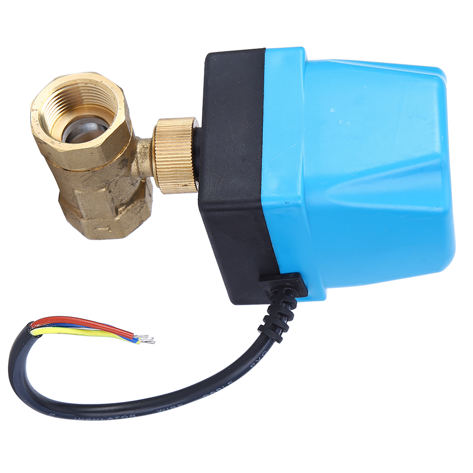Elektrisches Kugelventil, 2-wege, 3-adrig, 2-fach Regelbar, Schutzart Ip68, Synchronmotor, Blau, 220 V Ac, G3/4-zoll