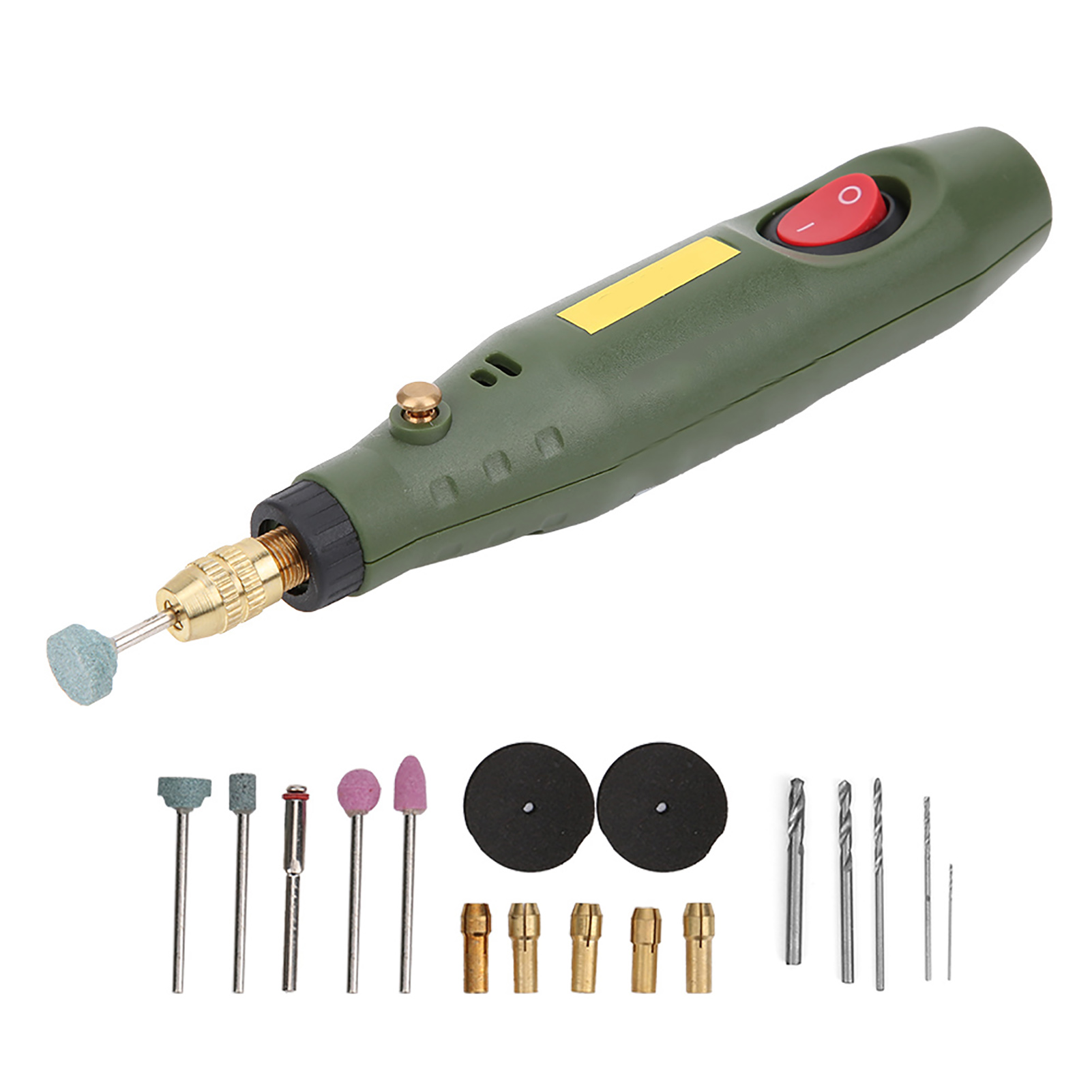 Mini-elektrobohrmaschine, Schleifmaschine, Gravierwerkzeug-set Für Achatholzbearbeitung, 100–240 V Ac, Stecker