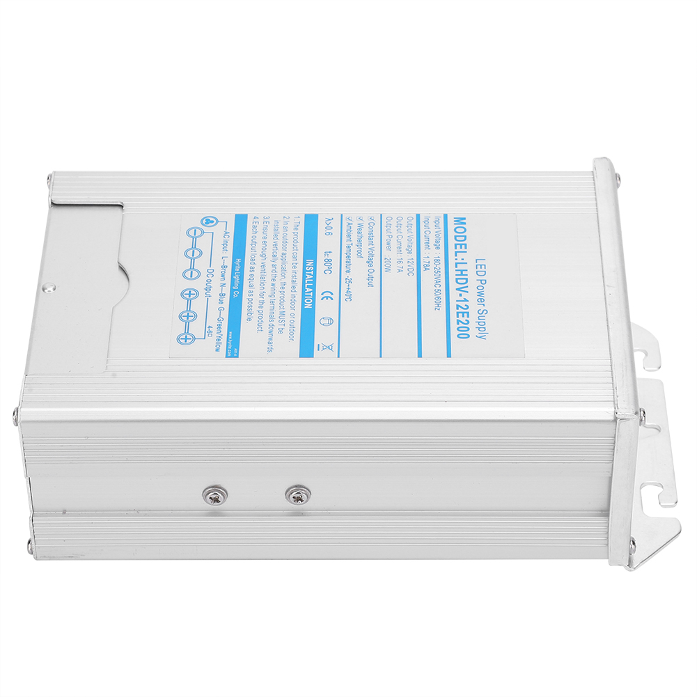 Regenfestes Schaltnetzteil Aus Aluminiumlegierung Für Led-lichtmodule 200w (lhdv&82095e 200 5v)